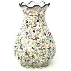 Janelle Imports Scalloped Vase In Early Spring