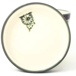 Janelle Imports Sm Flower Pot W/Plate In Cottage Decor