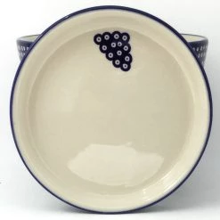 Janelle Imports Lg Flower Pot W/Plate In Blue Elegance