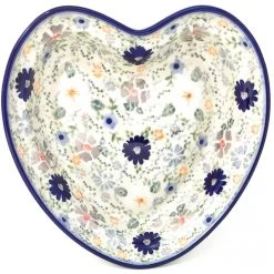 Janelle Imports Lg Hanging Heart Dish In Morning Breeze