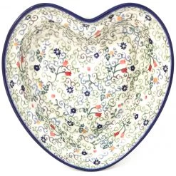 Janelle Imports Lg Hanging Heart Dish In Early Spring