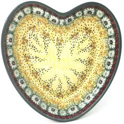 Janelle Imports Lg Hanging Heart Dish In Cottage Decor