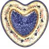 Janelle Imports Lg Hanging Heart Dish In Butterfly Meadow