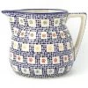 Janelle Imports Wide Pitcher 1.7 Qt In Modern Checkers 2 Janelle Imports Wide Pitcher 1.7 Qt In Modern Checkers