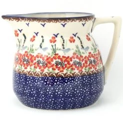 Janelle Imports Wide Pitcher 1.7 Qt In Simply Beautiful