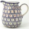 Janelle Imports Pitcher 2 Qt In Modern Checkers