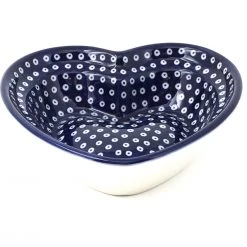 Janelle Imports Sm Hanging Heart Dish In Blue Elegance
