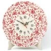Janelle Imports Plate Wall Clock In Antique Red