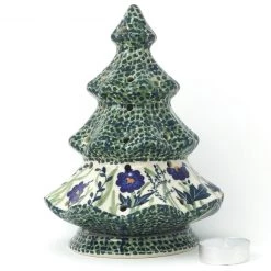 Janelle Imports Tree Tea Candle Holder In Wild Blue