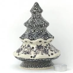 Janelle Imports Tree Tea Candle Holder In Gray & Black