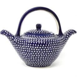 Janelle Imports Green Tea Pot 1 Qt In Blue Elegance