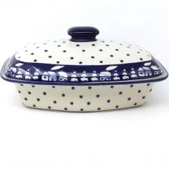 Janelle Imports Rect. Server W/Cover 2 Qt In Winter