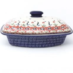 Janelle Imports Rect. Server W/Cover 2 Qt In Simply Beautiful