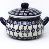 Janelle Imports Covered Tureen 1 Qt In Peacock