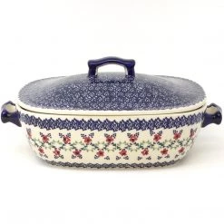 Janelle Imports Covered Rect. Baker 3 Qt In Lattice