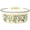 Janelle Imports Oval Server W/Cover 1 Qt In Spectacular Daisy