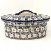Janelle Imports Oval Server W/Cover 1 Qt In Modern Checkers 2 Janelle Imports Oval Server W/Cover 1 Qt In Modern Checkers