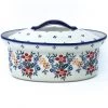 Janelle Imports Oval Server W/Cover 1 Qt In Delicate Flowers 1 Janelle Imports Oval Server W/Cover 1 Qt In Delicate Flowers