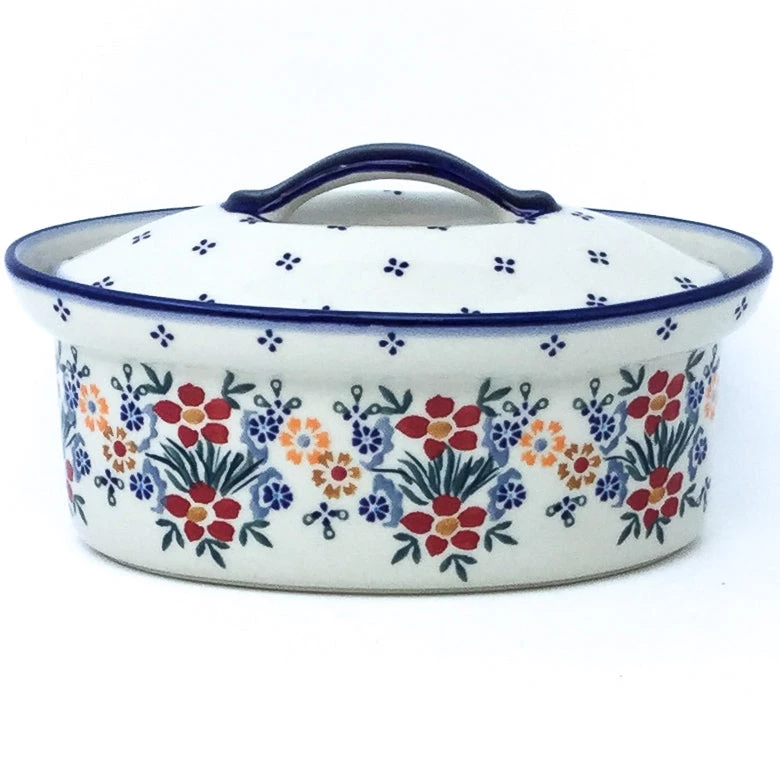 Janelle Imports Oval Server W/Cover 1 Qt In Delicate Flowers 3 Janelle Imports Oval Server W/Cover 1 Qt In Delicate Flowers