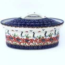 Janelle Imports Oval Server W/Cover 1 Qt In Simply Beautiful