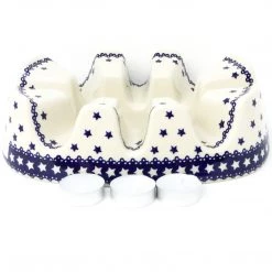 Janelle Imports Heater For Cov'd Rect. Baker 3 Qt In Blue Stars