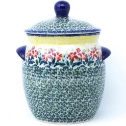 Janelle Imports Md Canister W/Handles In Country Summer