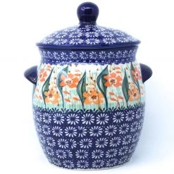 Janelle Imports Md Canister W/Handles In Sunshine Meadow