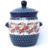 Janelle Imports Md Canister W/Handles In Wild Flowers