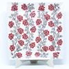 Janelle Imports Square Platter In Red & Gray