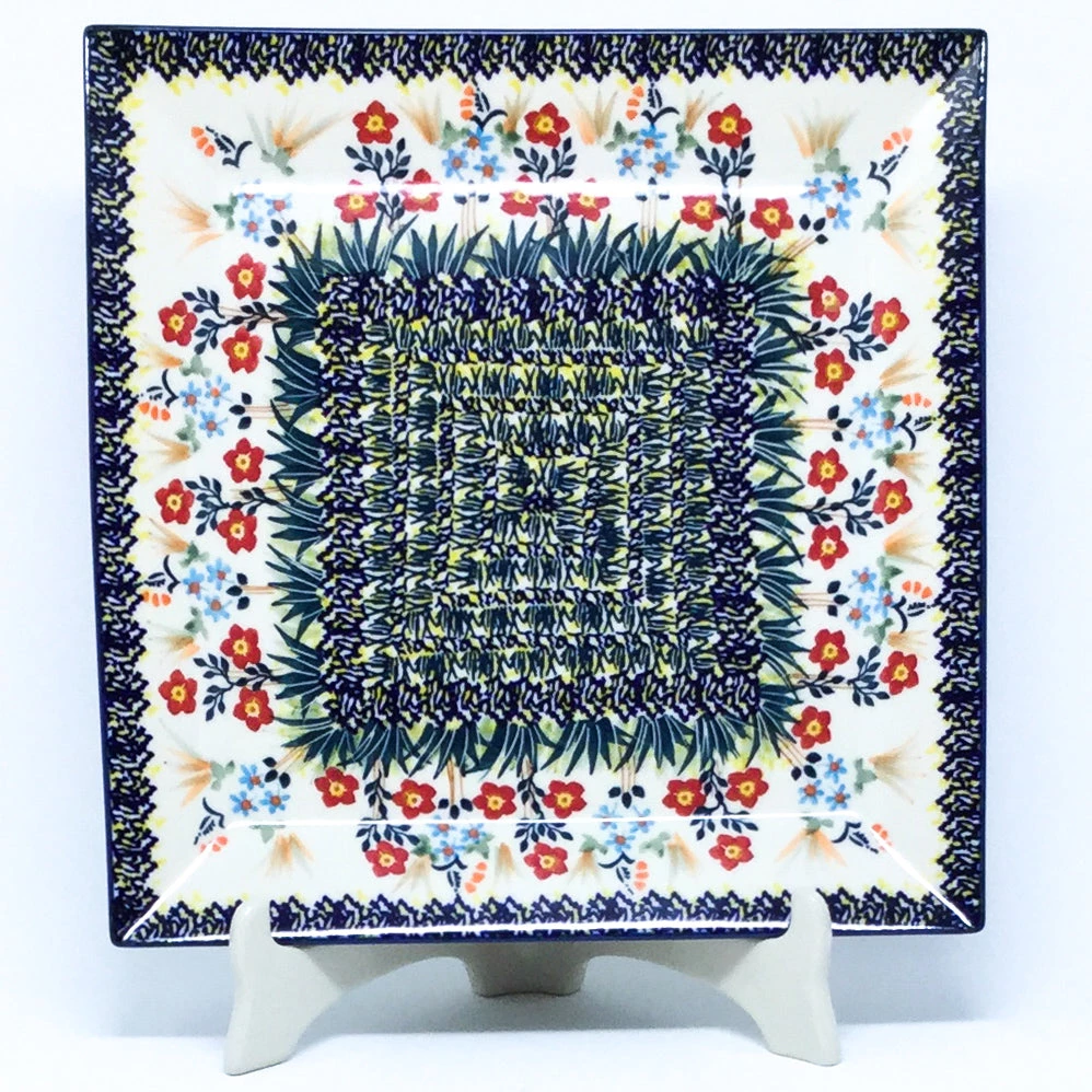 Janelle Imports Square Platter In Autumn Bouquet 3 Janelle Imports Square Platter In Autumn Bouquet