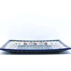 Janelle Imports Square Platter In Autumn Bouquet