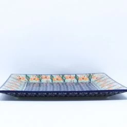 Janelle Imports Square Platter In Sunshine Meadow