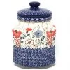 Janelle Imports Sm Airtight Canister In Perennial Garden