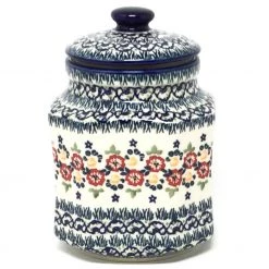 Janelle Imports Sm Airtight Canister In Wild Roses