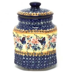 Janelle Imports Sm Airtight Canister In Butterfly Meadow