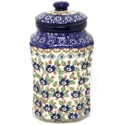 Janelle Imports Md Airtight Canister In Forget-Me-Not
