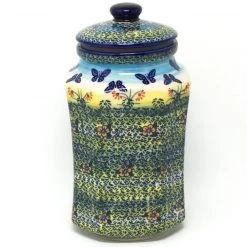 Janelle Imports Md Airtight Canister In Butterfly Field