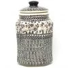 Janelle Imports Lg Airtight Canister In Gray & Black