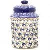 Janelle Imports Lg Airtight Canister In Forget-Me-Not