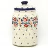 Janelle Imports Lg Airtight Canister In Delicate Flowers