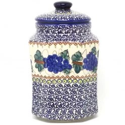 Janelle Imports Lg Airtight Canister In Grapevine