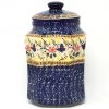 Janelle Imports Lg Airtight Canister In Butterfly Meadow