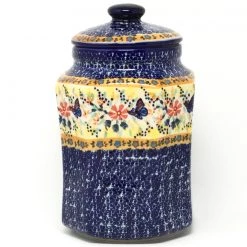 Janelle Imports Lg Airtight Canister In Butterfly Meadow
