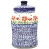Janelle Imports Lg Airtight Canister In Spring Meadow