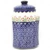 Janelle Imports Lg Airtight Canister In Field Of Flowers