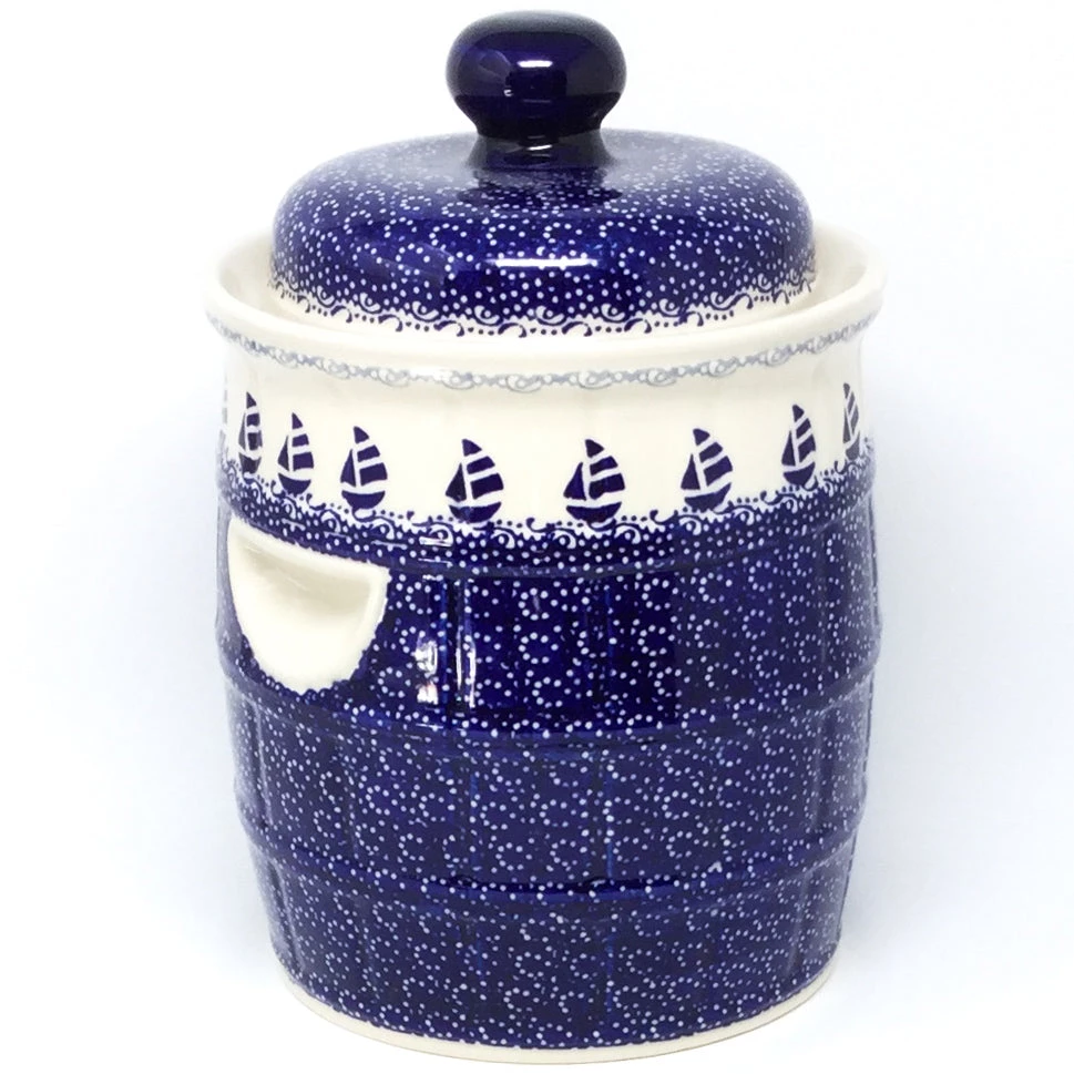 Janelle Imports Pickling Barrel 7 Qt In Sail Regatta 3 Janelle Imports Pickling Barrel 7 Qt In Sail Regatta