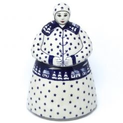 Janelle Imports Babcia Cookie Jar In Winter