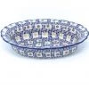 Janelle Imports Sm Deep Basia Server In Modern Checkers