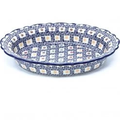 Janelle Imports Md Deep Basia Server In Modern Checkers