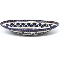 Janelle Imports Lg Modern Oval Server In Petunia